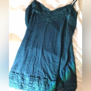It Had to be You Lace Camisole in Dk Green